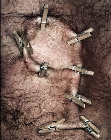 Latin alphabet with clothespins (26 photos)