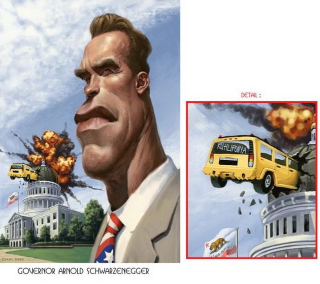 Caricatures of famous people (30 photos)