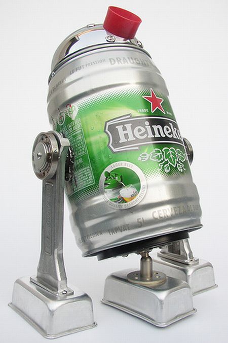 Splendid homemade robots (14 photos)