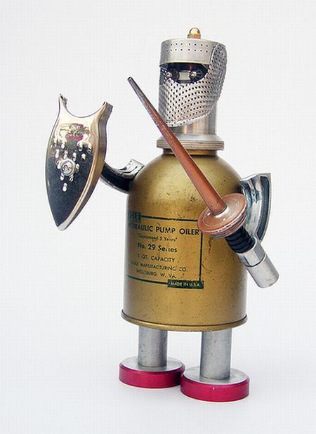 Splendid homemade robots (14 photos)