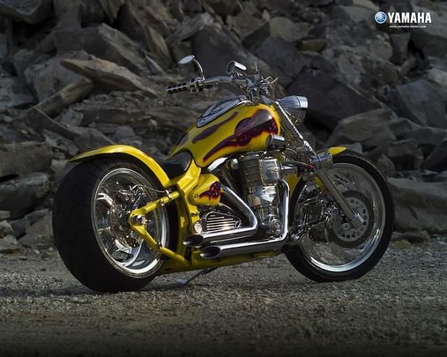 "Yamaha" motorbikes (42 photos)