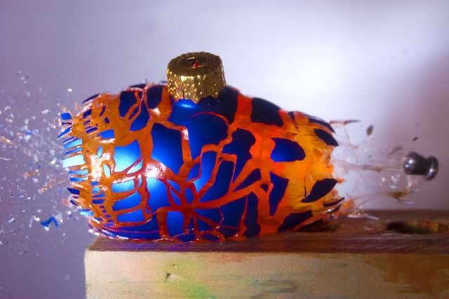 Great shots made in the moment of explosion of different objects by bullets (26 photos)