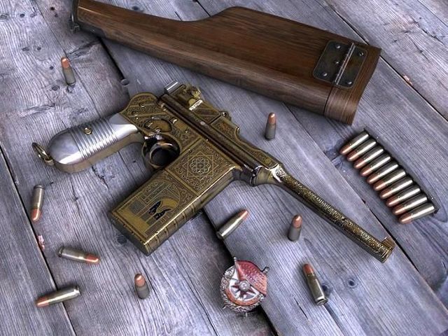 3D gun models (17 photos)
