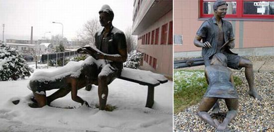 Very weird statues. Is that porn? (13 photos)