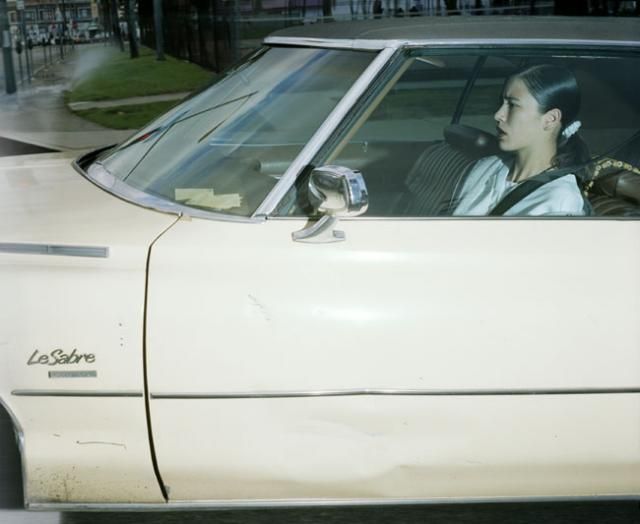 Great series of pictures : Americans behind the wheel (40 photos)