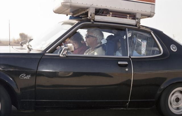 Great series of pictures : Americans behind the wheel (40 photos)