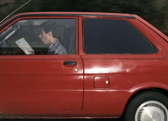 Great series of pictures : Americans behind the wheel (40 photos)
