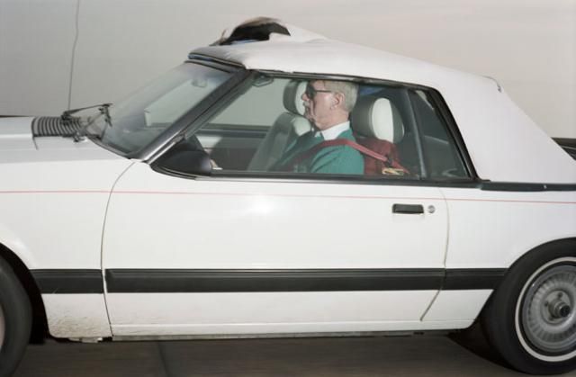 Great series of pictures : Americans behind the wheel (40 photos)
