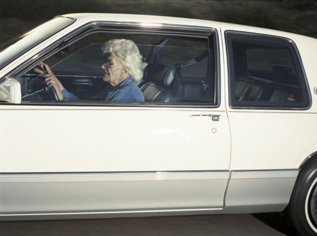 Great series of pictures : Americans behind the wheel (40 photos)