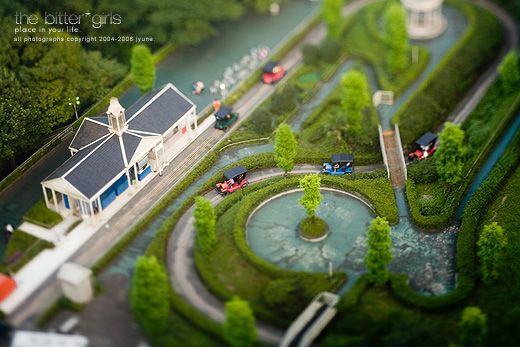 World of little people. Great pictures done with a tilt-shift technique (60 photos)