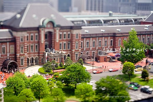 World of little people. Great pictures done with a tilt-shift technique (60 photos)