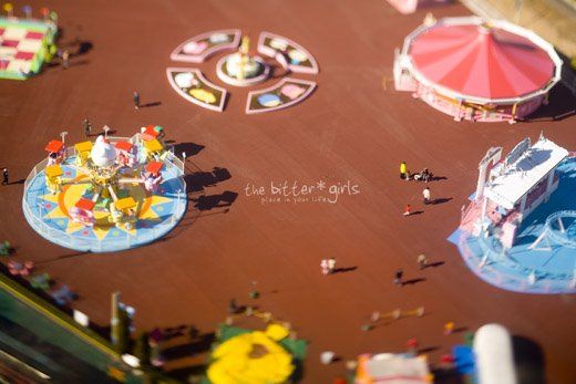 World of little people. Great pictures done with a tilt-shift technique (60 photos)