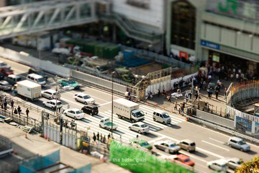 World of little people. Great pictures done with a tilt-shift technique (60 photos)