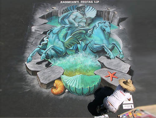 Great 3D paintings (20 photos)