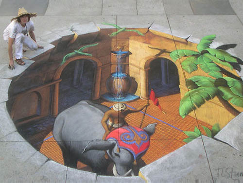 Great 3D paintings (20 photos)