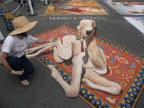 Great 3D paintings (20 photos)