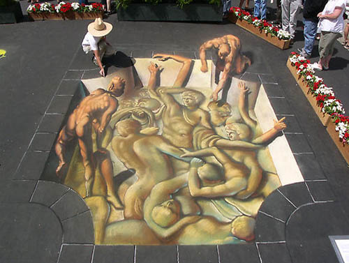 Great 3D paintings (20 photos)