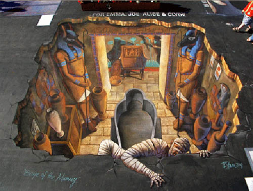 Great 3D paintings (20 photos)