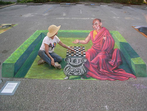 Great 3D paintings (20 photos)