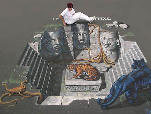 Great 3D paintings (20 photos)