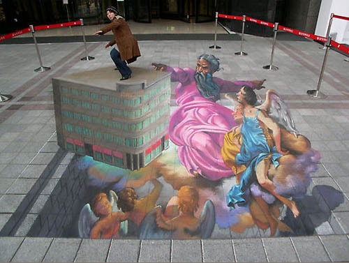 Great 3D paintings (20 photos)