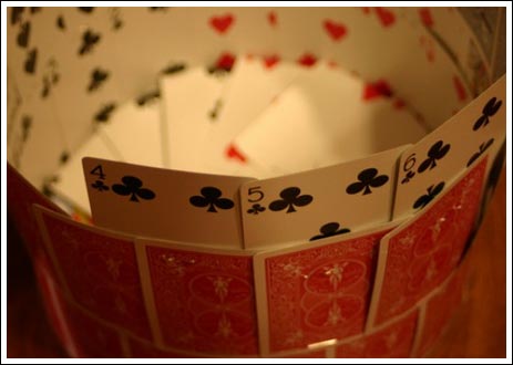 Hat from cards (33 photos)