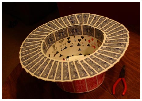 Hat from cards (33 photos)