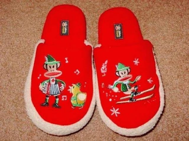 Selection of unusual slippers (18 photos)