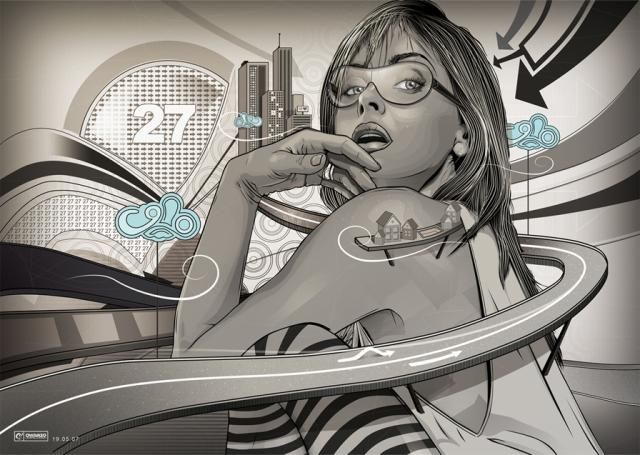 Beautiful illustrations from Owaikeo (58 photos)