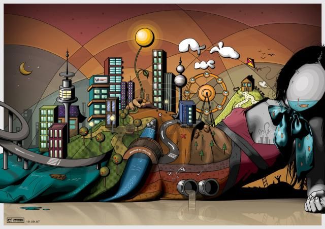 Beautiful illustrations from Owaikeo (58 photos)