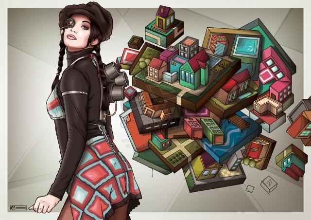 Beautiful illustrations from Owaikeo (58 photos)