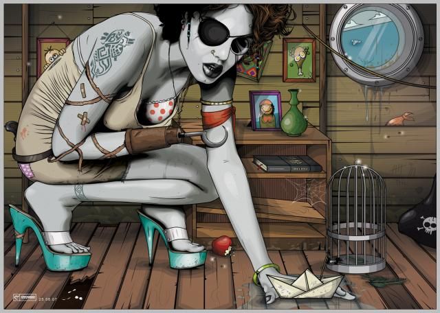 Beautiful illustrations from Owaikeo (58 photos)