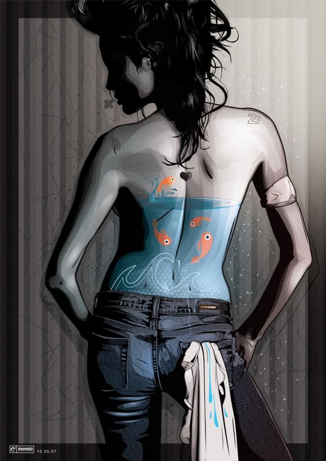 Beautiful illustrations from Owaikeo (58 photos)