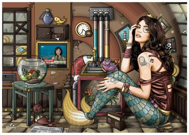 Beautiful illustrations from Owaikeo (58 photos)