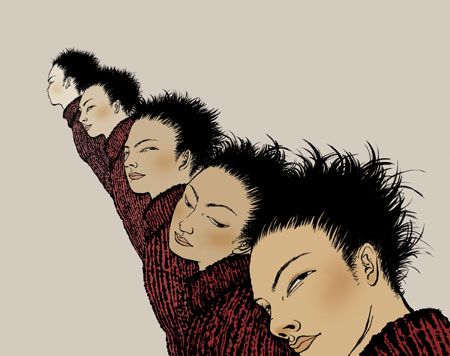 Yuko Shimizu - Letters of desire. A little bit strange illustrations (23 photos)
