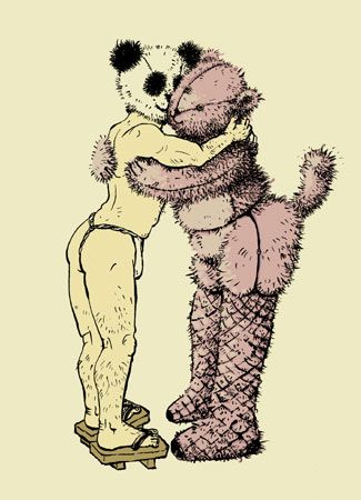 Yuko Shimizu - Letters of desire. A little bit strange illustrations (23 photos)