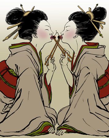 Yuko Shimizu - Letters of desire. A little bit strange illustrations (23 photos)