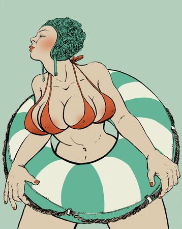 Yuko Shimizu - Letters of desire. A little bit strange illustrations (23 photos)