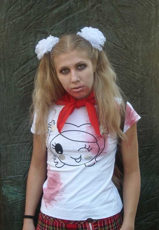 Zombie march in Moscow (10 photos)