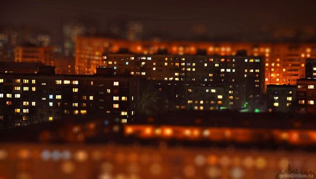 Russian city Novosibirsk with tilt-shift effect (41 pics)