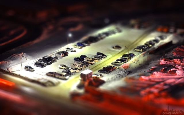 Russian city Novosibirsk with tilt-shift effect (41 pics)