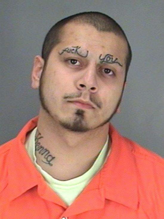 15 insane mugshot tattoos (15 pics)