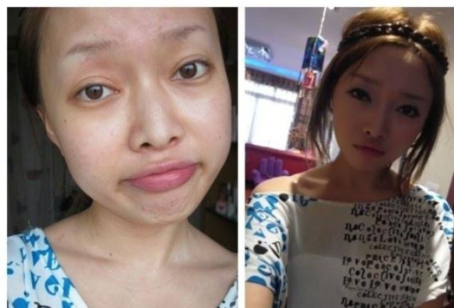 Chinese Girls and the Art of Make-up (34 pics)