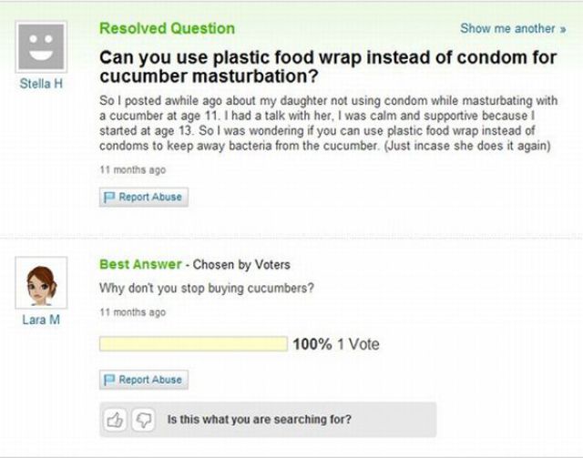 The Best from Yahoo Answers. Part 2 (45 pics)