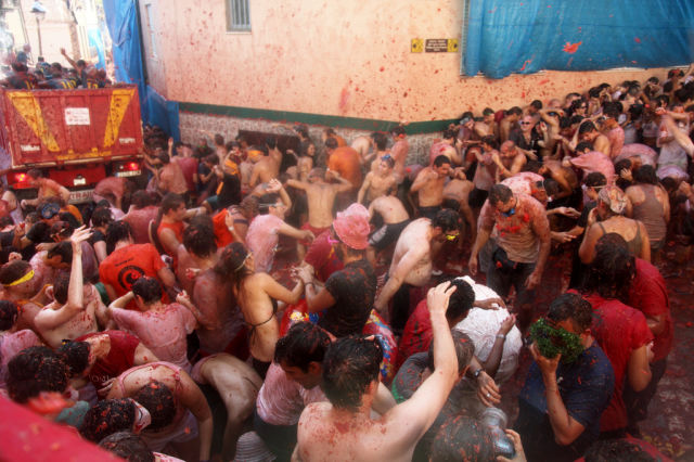 Tomato Fight (64 pics)