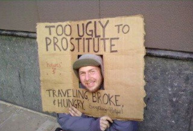 Homeless Signs with a Sense of Humor (51 pics) - Izismile.com