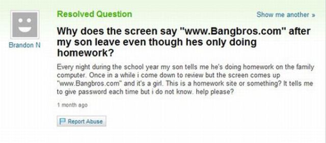 The Best from Yahoo Answers. Part 2 (45 pics)