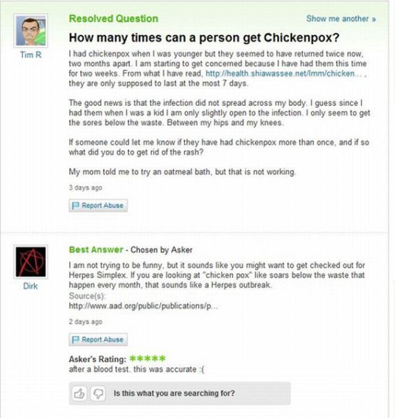 The Best from Yahoo Answers. Part 2 (45 pics)