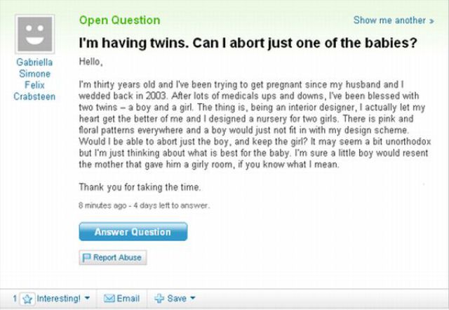 The Best from Yahoo Answers. Part 2 (45 pics)