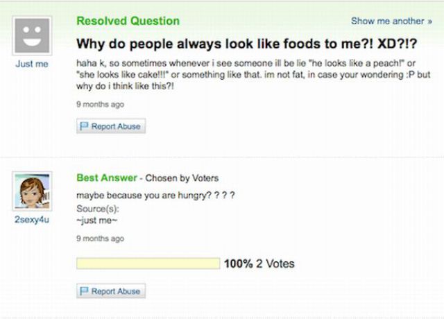 The Best from Yahoo Answers. Part 2 (45 pics)